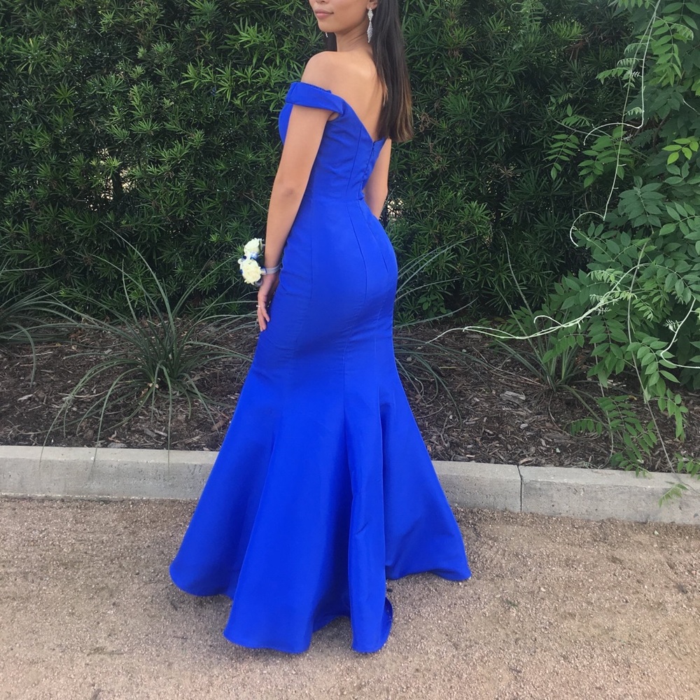 Royal blue Sherri hill dress